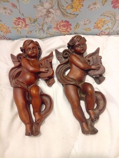 Vintage Angels pair