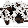 Cow Print Rug Faux Cowhide Area Carpet Animal Print Mat for Living Room Bedroom kitchen Non-Slip 3.6x2.5FT (FREE POSTAGE) Image 3