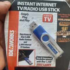 Instant internet tv / radio usb stick