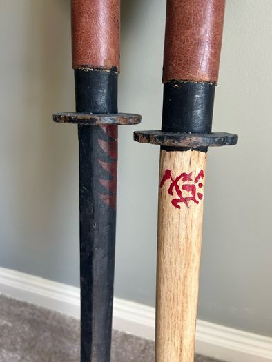 bokken x2 - Wooden training swords