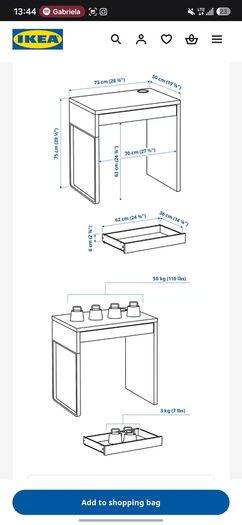 IKEA Micke Desk