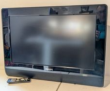 Flat TV and Full-Motion Wall Mount