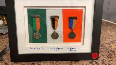 Miniature Irish Medal Set.