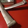 Pewter ornate serving Fork & spoon/ Seagull/ Canada/1998 Image 3