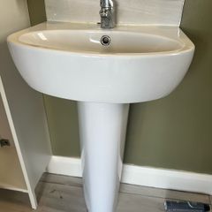 sink and pedestal