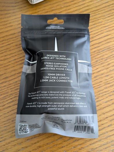 Flares Jet 2 In Ear Earphones