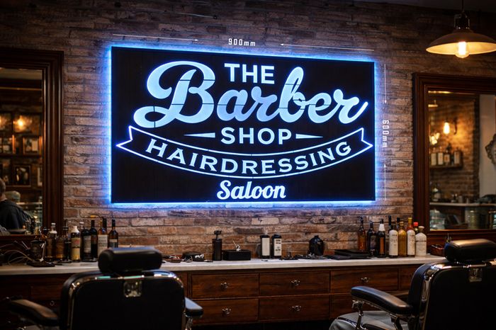 Barber Shop LED Sign