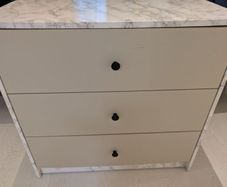 Chest of Drawers - IKEA hack marble effect