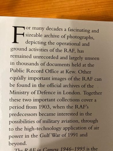 'The RAF In Camera' 1946-1995