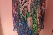 BNWT lovely Pfeffinger printed zipped tunic size UK14 EU42 Postage included