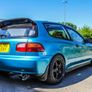 Honda Civic EG Hatch 92-95 Wind Deflectors. Image 2