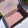 Hand painted wooden box with roses and cherubs Image 4