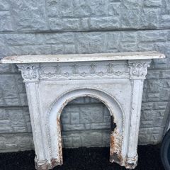 castiron fireplace