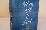 When All is Said by Anne Griffin (HQ881)