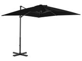 Cantilever Umbrella with Aluminium Pole Black