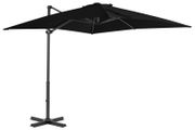 Cantilever Umbrella with Aluminium Pole Black
