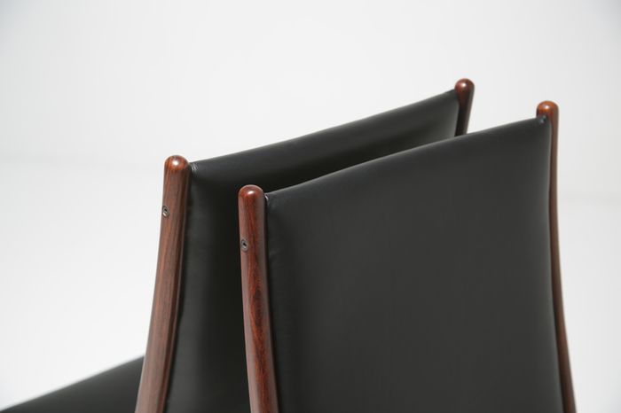 Vintage Danish Rosewood Dining Chairs by Johannes Andersen for Mogens Kold