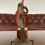 Abstract Modernist Bronze Mother and Child Sculpture Statue Figurine Image 9