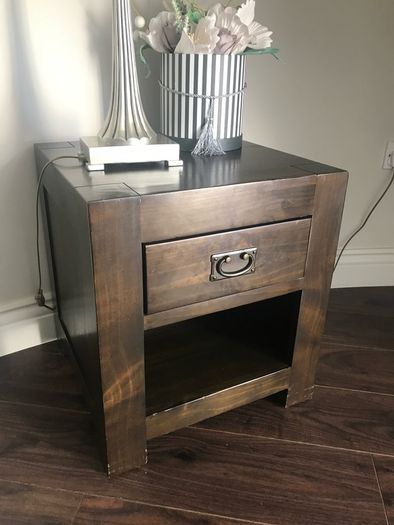 Walnut Table Lamp