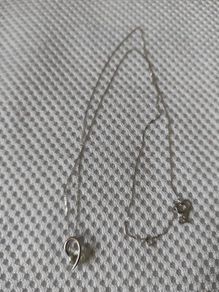 9ct white gold necklace