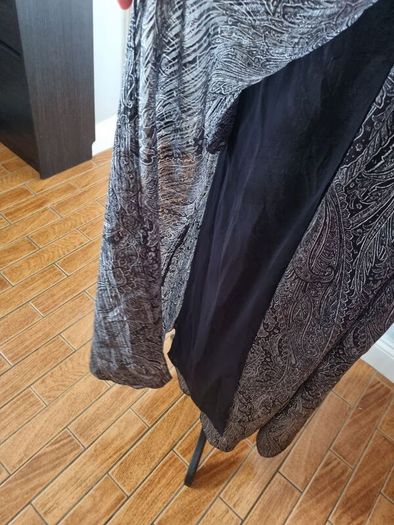 Zara silver/grey maxi