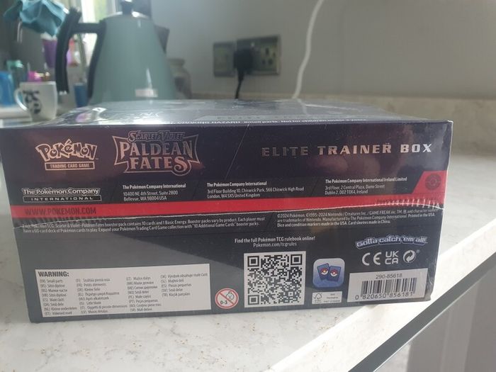 Pokemon Scarlett & Violet Paldean Fates Elite Trainer Box New Sealed