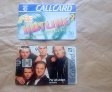 1996 & 1997 Call cards (postage included)