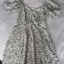 Miss Selfridge Dalmatian Spot Puff Sleeve Mini Dress UK 8 Image 4