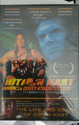 WWE wrestling Signed dvd