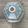 Ceiling Light Shade- Blues And Silver. In Great Condition. Image 7