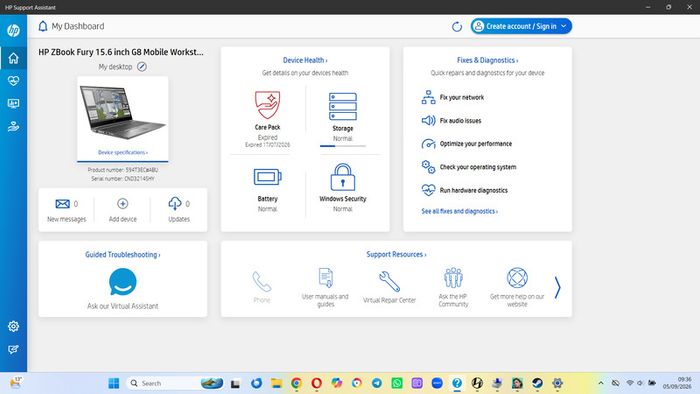 HP ZBook Fury 15.6 inch G8 Mobile Workstation