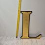 vintage large letter L Image 3