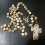 Hand Carved Mother of Pearl Chaplet Rosary Image 8