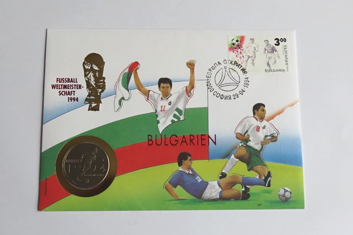 Bulgaria USA WORLD CUP 1994 Coin Cover Vintage