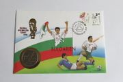 Bulgaria USA WORLD CUP 1994 Coin Cover Vintage