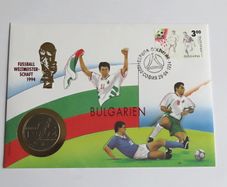 Bulgaria USA WORLD CUP 1994 Coin Cover Vintage