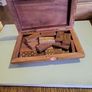 Dominoes set hardwood case Image 3