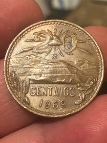 20 centavos 1969 Mexico