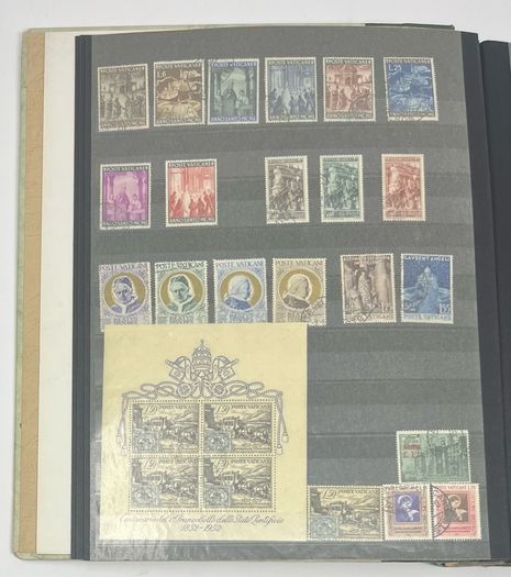 Collection: Vatican City Stamps both mint and used along with some miniature sheets on 40 pages