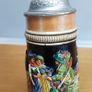 German Beer Stein Pewter Lid Vintage Made in Germany Image 2