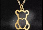 Stainless Animal Bear Necklaces
