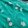 Dunnes green & white skirt, Size 16-18 Image 3
