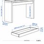 IKEA Malm Dressing Table White Image 2