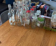 Free to take - eggs cartons & glass