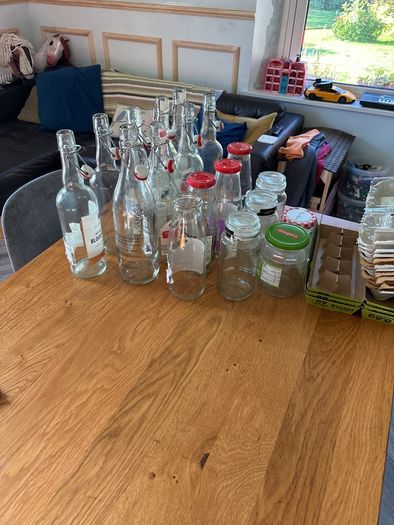 Free to take - eggs cartons & glass