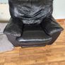 black leather suite Image 3