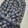 Vintage Handmade Decorated African Style Glass Beads Strands 20 inches Image 7