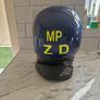 Original British Riot Control Helmet With Visor Ii Gat Blue Image 4