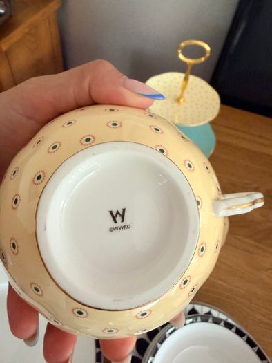 Wedgwood Polka Dot Bone China Tea Set