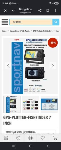 Sportnav chartplotter